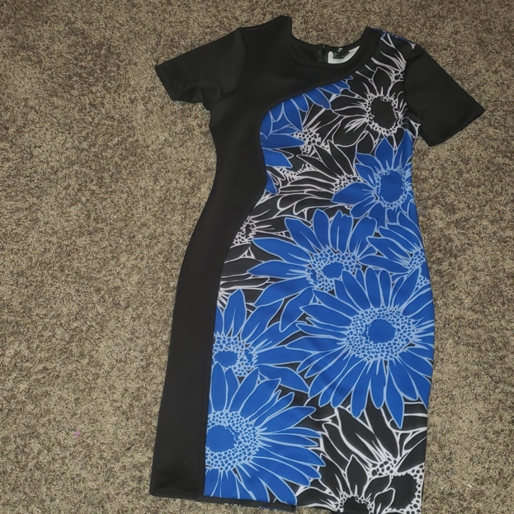 Yoana Baraschi Scuba Fabric Pencil Sheath Dress